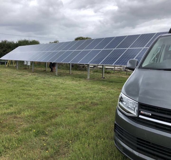 Moved Site of Ground Mounted System at Wrentham