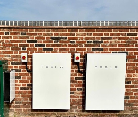 Solar PV and Tesla Battery Storage Systems in Taverham
